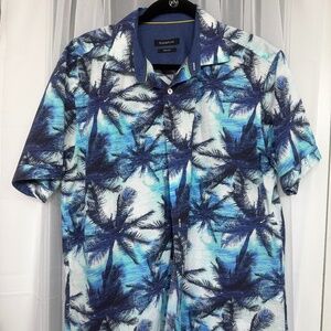 Bugatti - Palm Tree Short Sleeve Mens Shirt
